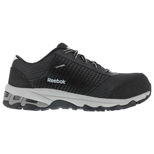 Reebok Reebok Mens Heckler Work Safety Toe Athletic Work Industrial Construction Shoe, Black, 10 US