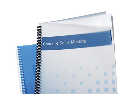 Gbc SP425500 - Caja de 100 portadas de polipropileno, transparentes