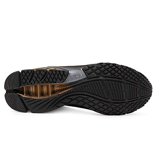 Tênis Cage Python, Fila, Masculino, Preto/Dourado, 38