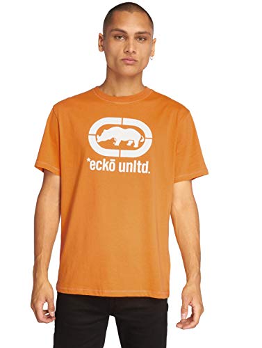 EGOMAXX Ecko Unltd. Camiseta de Hombre John Rhino Baggy Big Shirt 6XL, Color:Amarillo, Talla de Camiseta :S