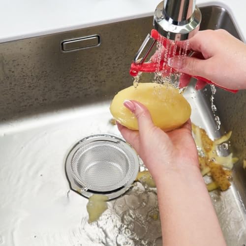 Colador para fregadero de cocina de acero inoxidable 110mm miniatura 6
