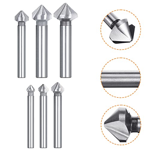 LYPPUL 6 Pezzi Svasatore Conico in HSS Svasatore