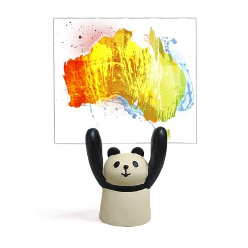 Support de carte de l'Australie panda pour décorer la maison