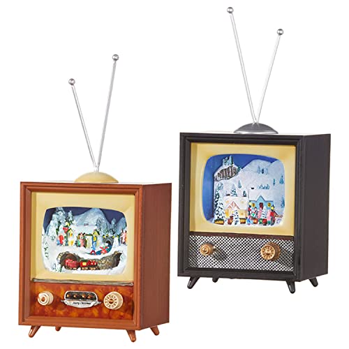 クリスマスシーン　レトロテレビ クリスマス レトロTV ミュージカルマシーン （LEDライト