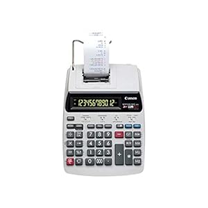 Canon MP120MG-ES 2289C001 afdrukbare bureaurekenmachine, 12-cijferig, tweekleurig display, wit