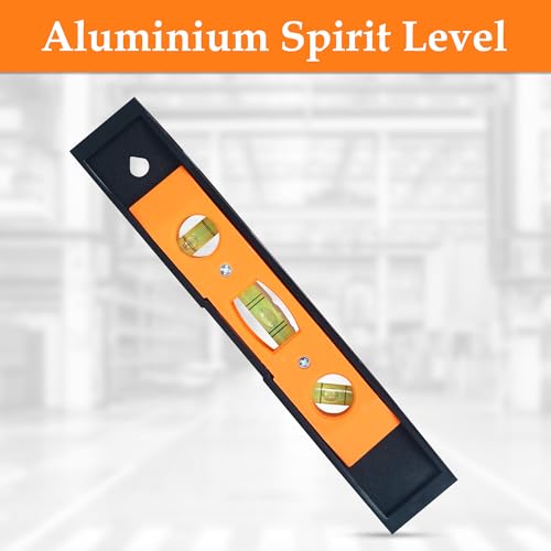 Image of GLUN Screwdriver Set, 23 in 1 with Pliers, Allen Keys, Stanley Screwdriver, Aluminium Spirit Level, and 12 Screwdriver Bits - Auto Repair Tool Combination Package