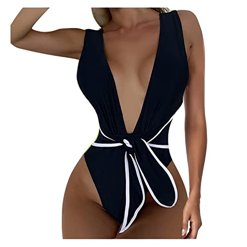 Maillot de bain une pièce galbant et sexy pour affiner la silhouette en taille L