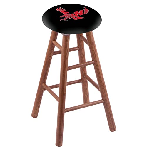 Holland Bar Stool Co. Oak Bar Stool in Medium Finish with Eastern Washington Seat by The