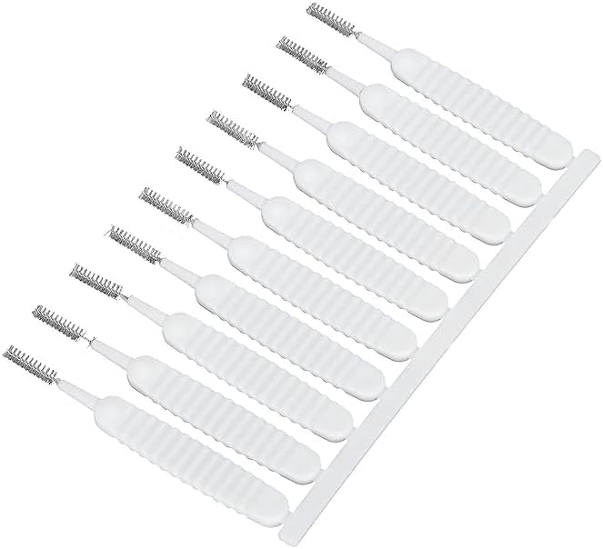 10 Pcs Shower Nozzle Cleaning Brush, Mini Gap Cleaning Brush, Multifunctional Cleaning Pin Brush for Mobile Speakers Brush's Bathroom Supplies, Headphone Socket- 10 Pcs