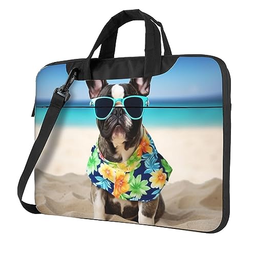 Bolso para portátil French Bulldog para verano miniatura 1