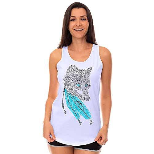 Kit 4 Regatas Longline Feminina MXD Conceito Silim Fitness Academia Casual Diversas Estampas (M, Opç