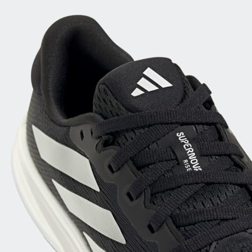 Image of adidas Supernova Rise Running Shoes, Black /Zero Metallic, 8 W
