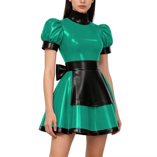 Uniforme de femme de chambre verrouillable pour soirées à thème Lolita