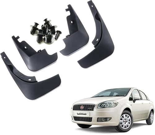 Image of WolkomHome Mud Flap Compatible with Linea Classic - Durable Splash Guards for Car Exterior Protection