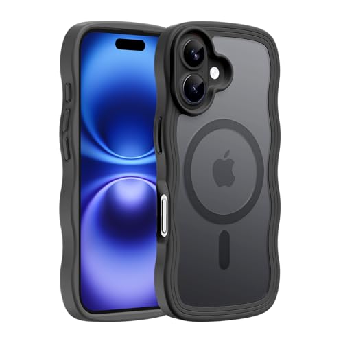 Hualele Magnetic for iPhone 16 Case, Compatible with MagSafe, Military