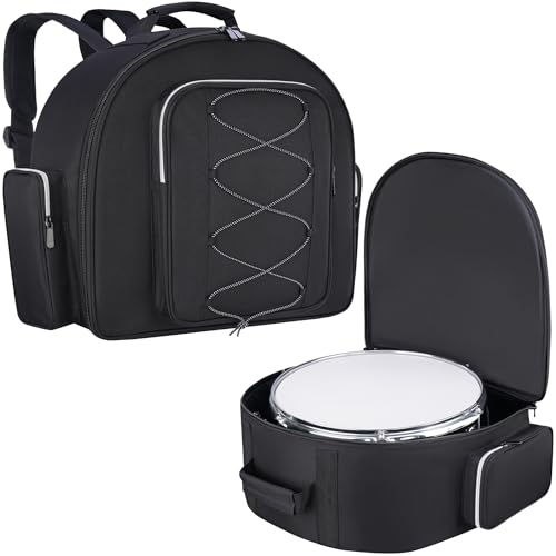 Snare Drum Backpack Bag with Padded Case
