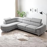 タンスのゲン ソファー 3人掛け 6段階 リクライニング ヘッドレスト ポケットコイル座面 肘付き ロースタイル リビング コーナー ワイド ソファ ファブリック おしゃれ 42500138(109147)【超大型商品】