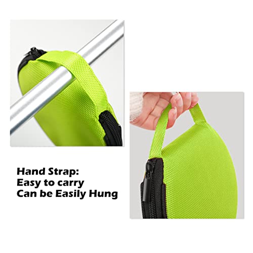 Elezay Small Cd Case Storage Wallet Dvd Disc Dividers Folder Holder Round Oxford 20 Capacity Grreen #TOP3