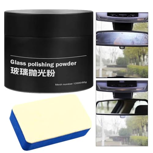 Transparent Sarface Corrector - Vehicle Glass Brightening Formula, Professional Dirt Removal traetment, Sponge Assisted Refinish