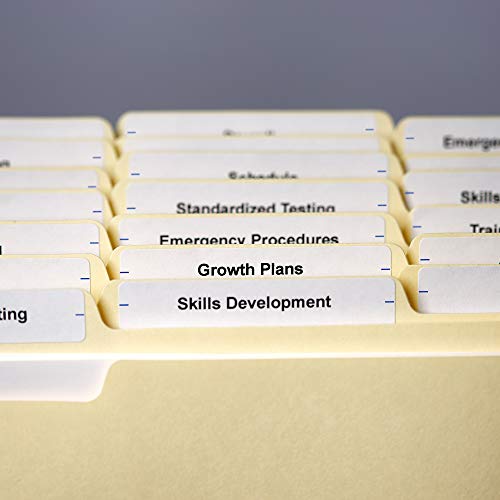 Avery Easy Peel File Folder Labels On 4" X 6" Sheets, 2/3" X 3-7/16", White, 3 Pack, 756 Labels Total (32131) #TOP4