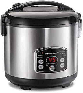 Hamilton Beach Rice & Hot Cereal Cooker, 7-Cups uncooked resulting in 14-Cups (Cooked)
