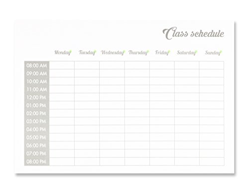 Miliko A4 One Semester Study Planner/Organizer-11.7" X8.4 Planner Sticker Included(Green) #TOP1