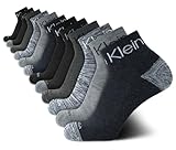 Calvin Klein Mens Quarter Socks - 12 Pack Breathable Soft Cushioned Quarter Cut Athletic Ankle Socks for Men, Size 7-12, Assorted