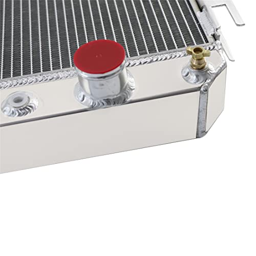 Primecooling 56Mm 3 Row Core Aluminum Radiator +2X12" Fan W/Shroud For Caprice Chevelle Biscayne Impala & Many Chevrolet Models 1963-1968 #TOP5