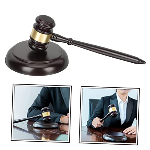 NUOBESTY 1 Conjunto Martelo De Leilões Brinquedos De Madeira Brinquedo Lenhoso Brinquedo De Lagosta