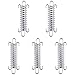 5pcs Tendeur de Ressort en Acier Inoxydable, Haute Résistance Camping Auvent Tente Corde pour la randonnée Camping Pêche Pique-Nique Voyager