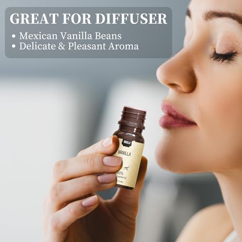 Misiji Essential Oils Set Top 6 Aromatherapy-Essential Oils For Diffuser For Home,Air Freshening Diffuser Oils Scents For Aromatherapy,Laundry,Candle&Soap Making,Humidifiers 6 X 10Ml thumb #5
