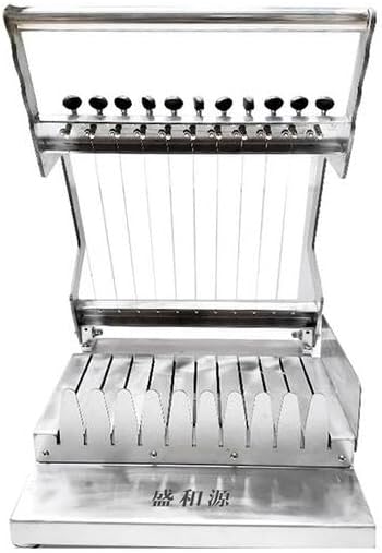 Manual Cold Soap Cake Cheese Butter Tofu Cutting Machine Household Stainless Steel Wire Rope Cutter Spacing 10-30MM Optional (Space 10MM)