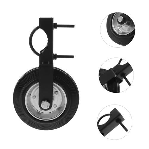 Roue de support pour portails avec roulette de porte métallique stable - 5
