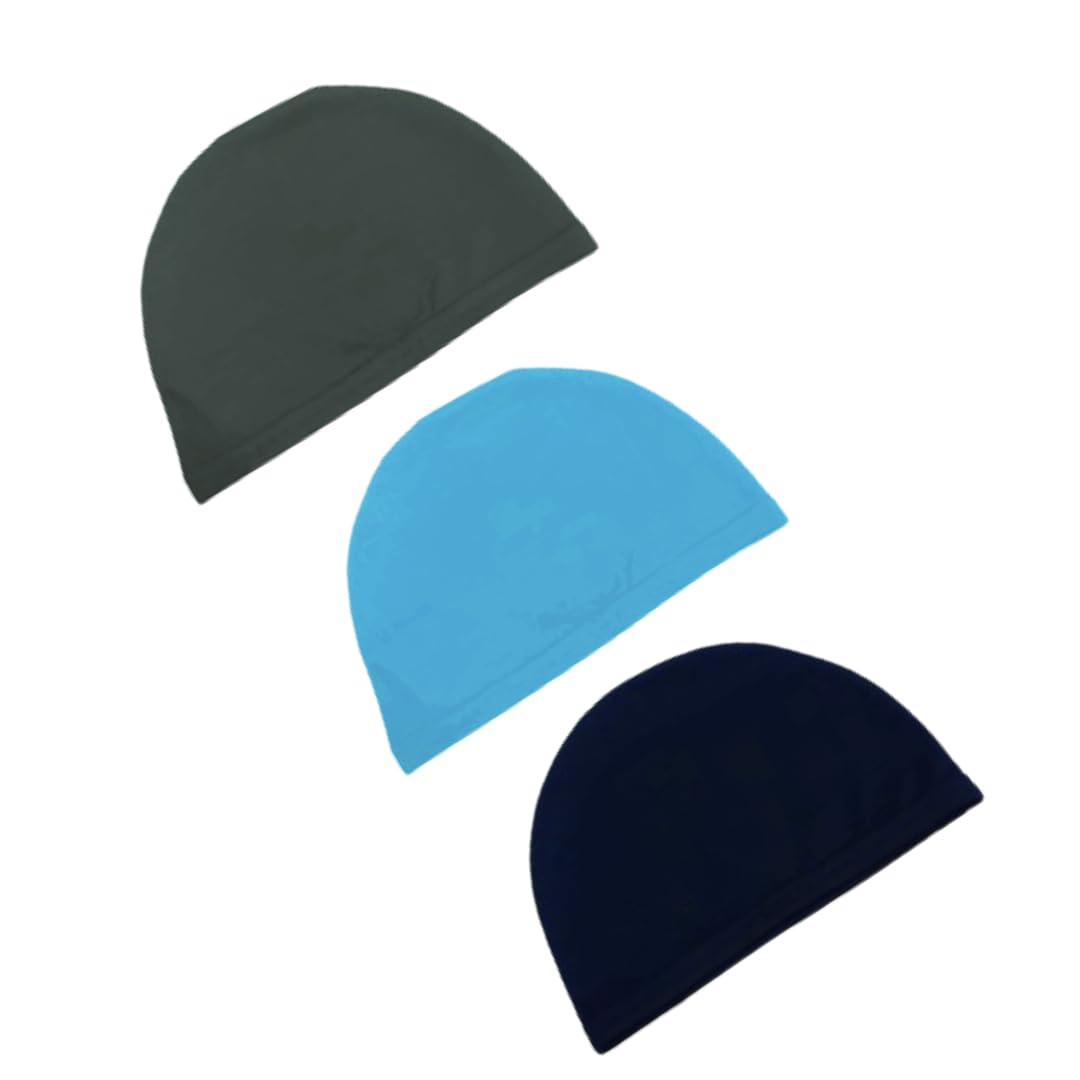 Unisex Helmet Skull Caps Cotton Thopi || Hair Inner Skull Cotton Multicolour Caps for Bike, Cycling, Running,Outdoor Activities-image-47