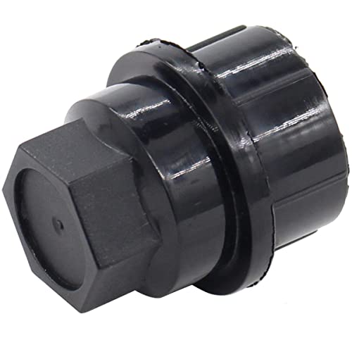 Secosautoparts 24 Pcs Black Plastic Wheel Lug Nut Cap Cover Compatible With Gmc Chevy Gm Trucks Thread M27-2.0 Hex Size 22Mm; Length 39.4Mm Full Size Truck Replacement# 15646250 #TOP6