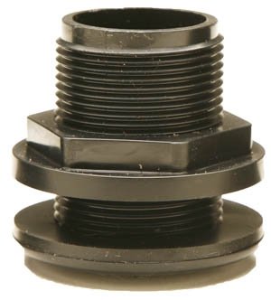 Bulkhead Fitting 3/4-Inch (Thread x Thread)