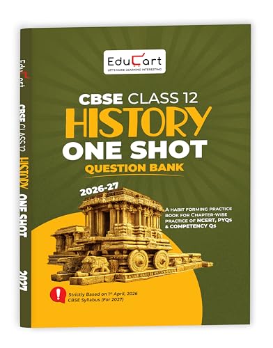 Educart CBSE Class 12 History One Shot Question Bank 2026–27 | NC...