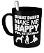 Great Dane Coffee Mug - Great Danes Make Me Happy - Great Dane Gifts - Great Dane Accessories