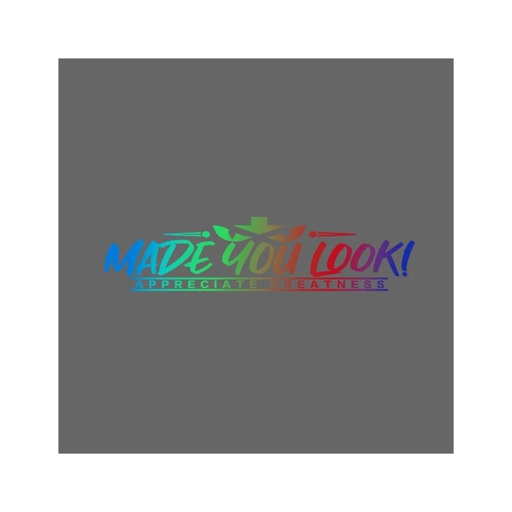 Auto Accessory Rear Window Car Decal Windshield Sticker Banner Rocker Side Back Window(Laser,L)