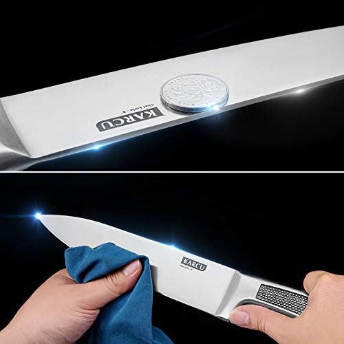 Knife Set, Knife Set for Kitchen, 14Piece Stainless Steel Kitchen Knife Block Sets with Built