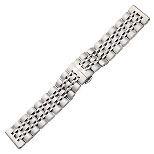 Bracelet de montre interchangeable acier inoxydable 22mm à fixation rapide - 2