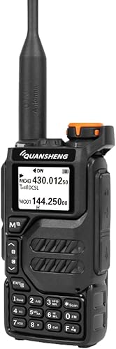 UV-K5 Dual-Band Portable Two-Way Radio UHF/VHF Walkie Talkie Long Range and Rechargeable Comunicador for Camping and Hiking 5W FM