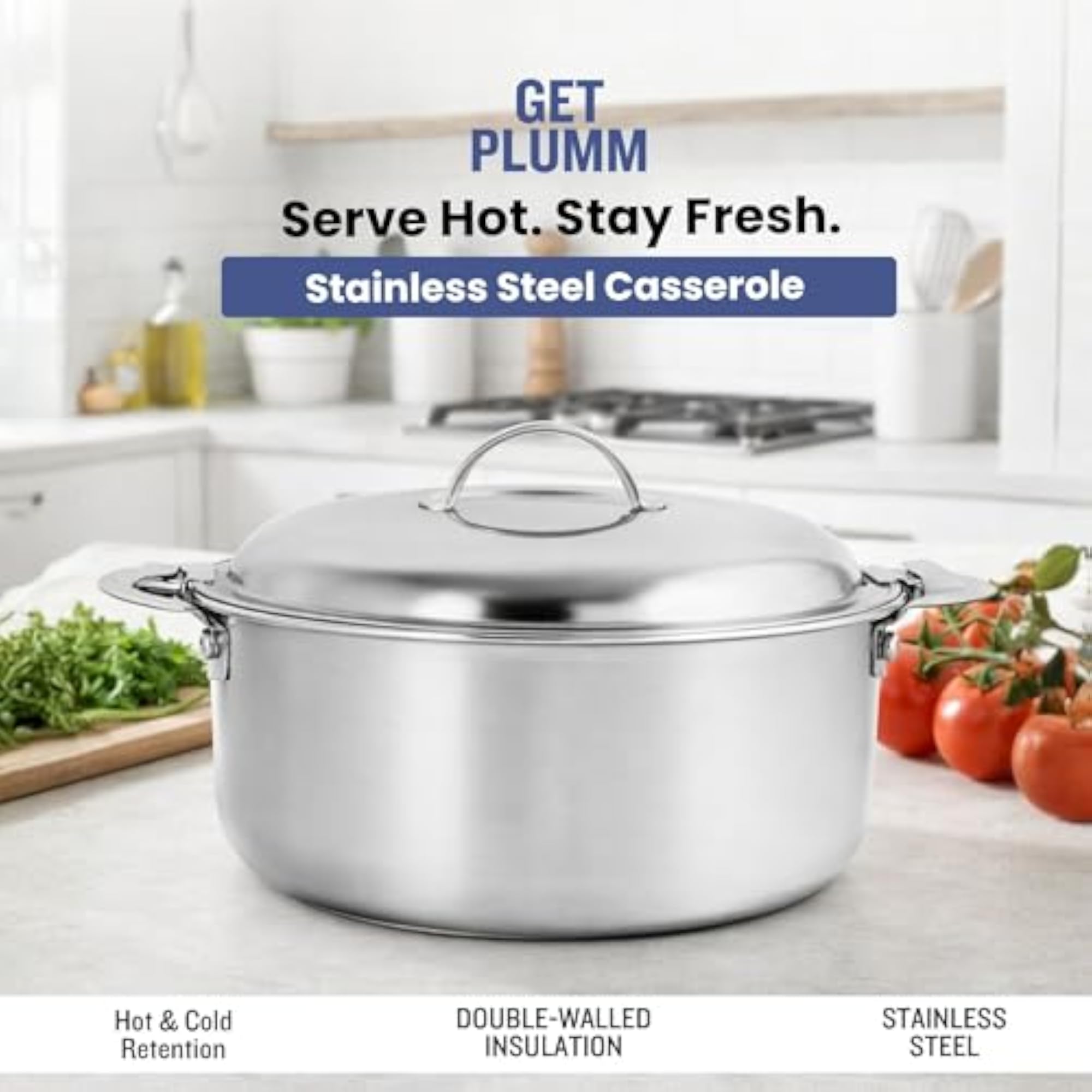 GET Casserole 500ml Big Size with Lid