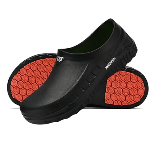 MEIAGDT Unisex Non Slip Kitchen Clogs