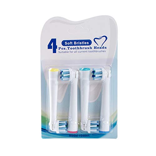 Zwbfu 8 unidades/conjunto de cabeças de escova de dentes de substituição compatíveis com escova de d