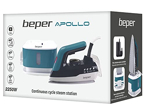 Fer à cycle continu 2250W BEPER avec semelle céramique et filtre anti-calcaire - 7