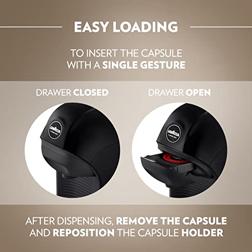 Lavazza, A Modo Mio Tiny Coffee Capsule Machine, Compact, Compatible