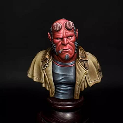 Busto Guerrero Fantasía Resina 1:10 Sin Base Kit miniatura 1