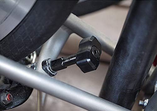 H&h Titanium Lower Stop Disc for Brompton in Black