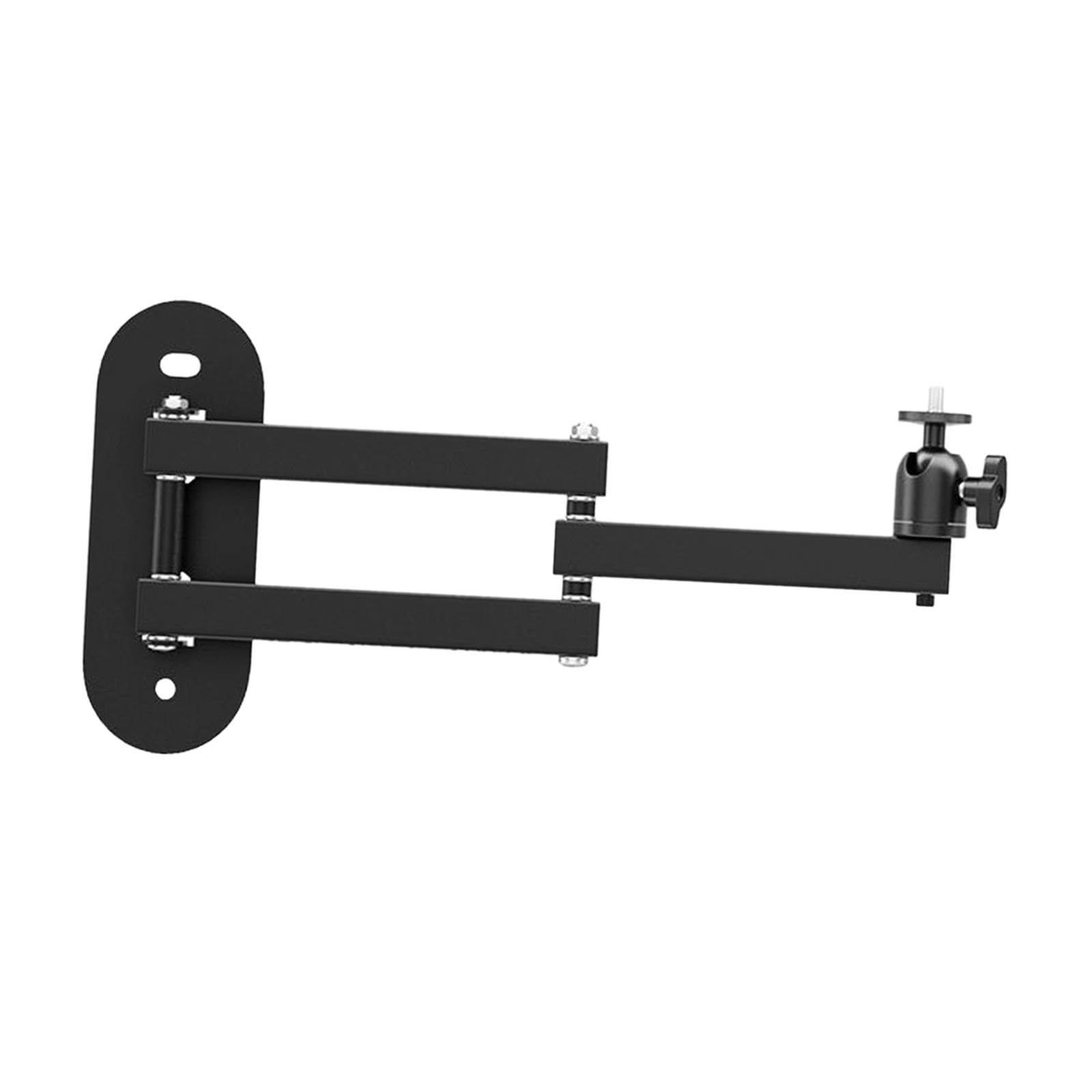 Supporto Proiettore Universale Stand Pieghevole Regolabile con Staffa Porta Proiettore Fissaggio a Vite 1/4 Pollici Realizzato in Metallo Resistente a, Biassiale 40 cm